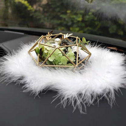 Everlasting Flower Car Accessories Car Dashboard Decor For Women - DIY