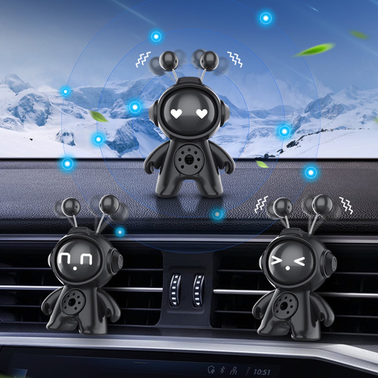 Mood Antenna Astronaut - Car Air Fresheners - Scented Vent Clip