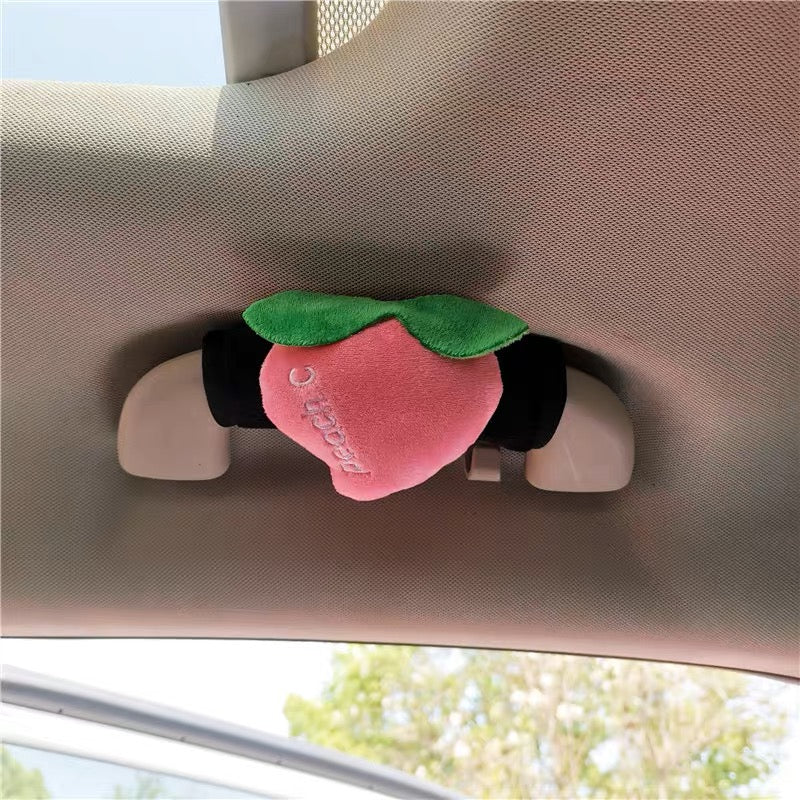 Set of 2 Cover, Cute Interior Padded Roof Handle Cover, Velcro Fastning, Car Accessories