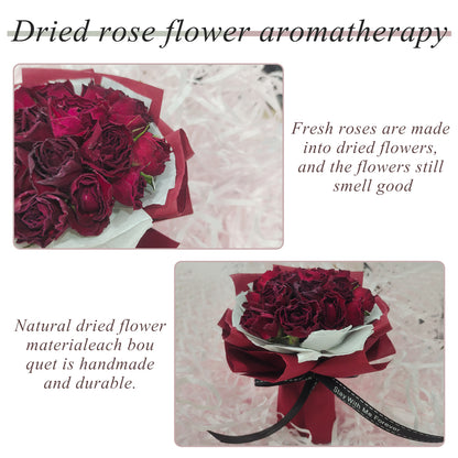 Mini Natural Dried Flower Bouquet - Car Accessories - Vent Clip Scent Diffuser
