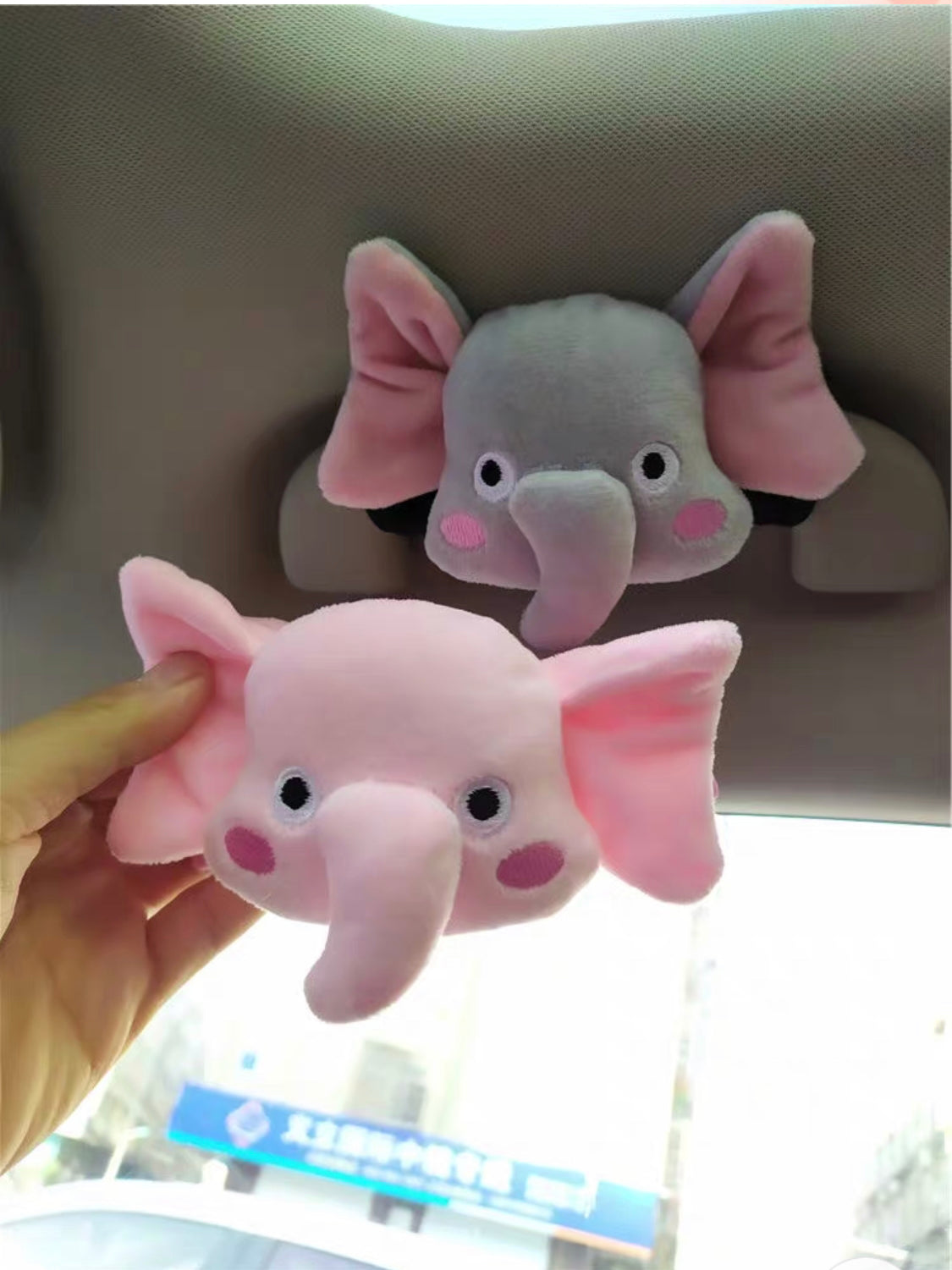 Car Top Gloves Cartoon Cute Creative Car Handle Protective Cover General - Velcro Fastning