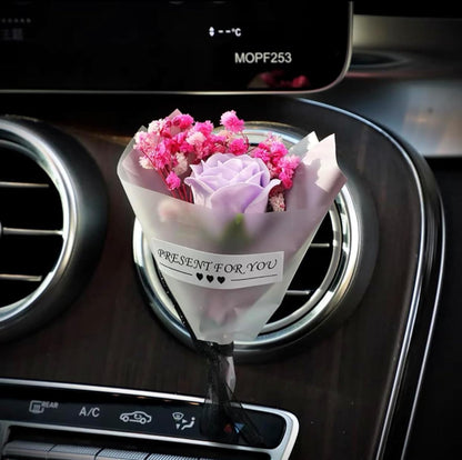 Natural Dried Flower Bouquet - Car Accessories - Vent Clip Scent Diffuser