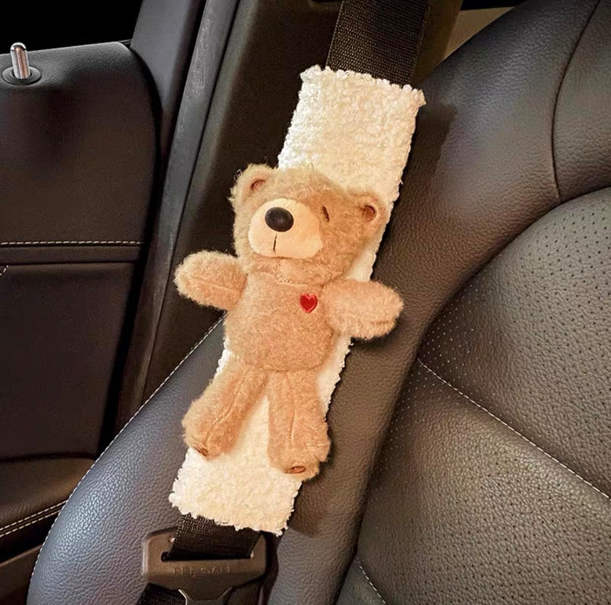 Cute Fuzzy Cover, Seat Belt Cover