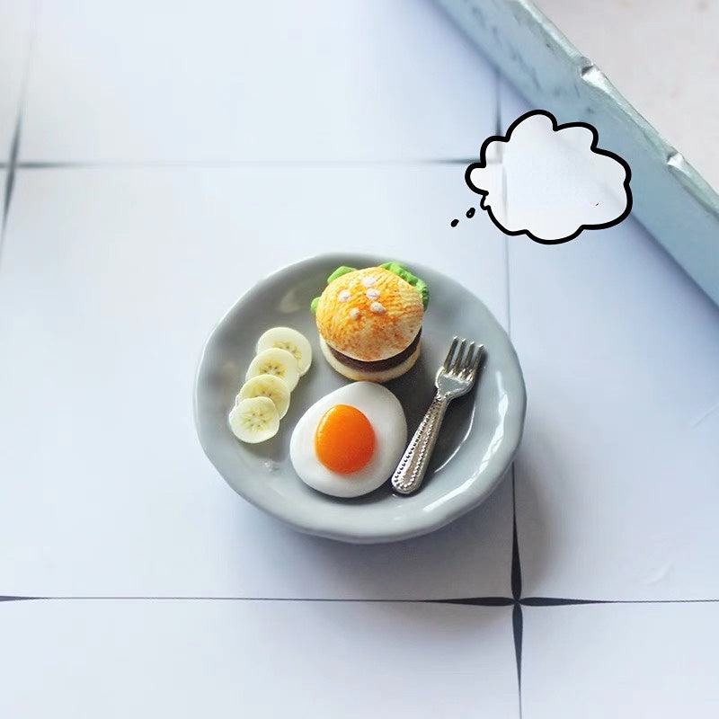 Mini Breakfast Fridge Magnets - Refrigerator - Creative Magnet - Magnet