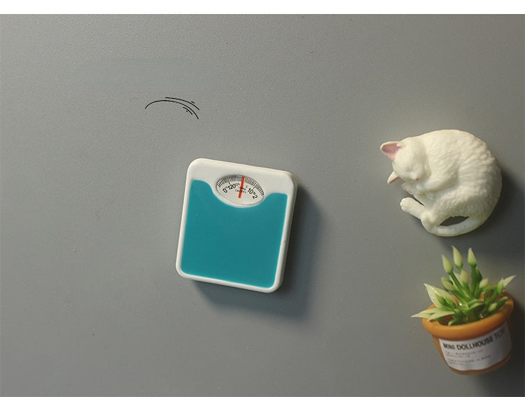 Mini Weighing Scale Fridge Magnets - Refrigerator - Creative Magnet - Magnet