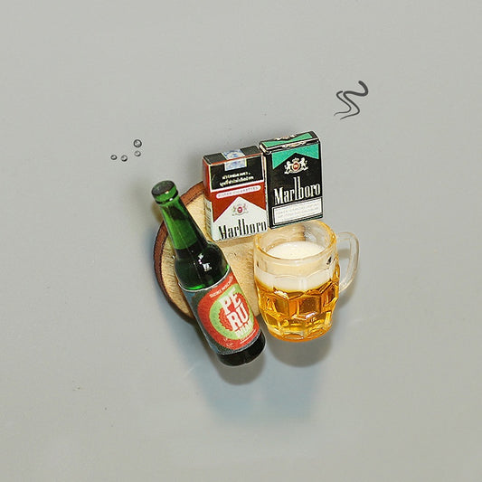 Mini Beer Cigarette Fridge Magnets - Refrigerator - Creative Magnet - Magnet