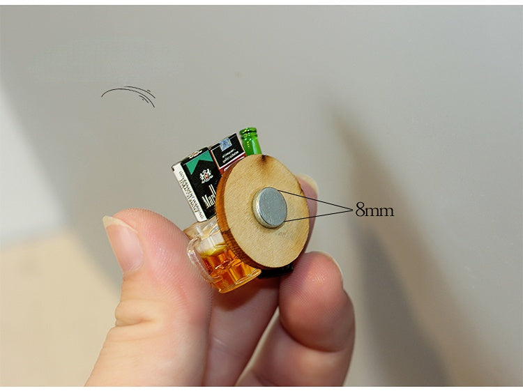 Mini Beer Cigarette Fridge Magnets - Refrigerator - Creative Magnet - Magnet