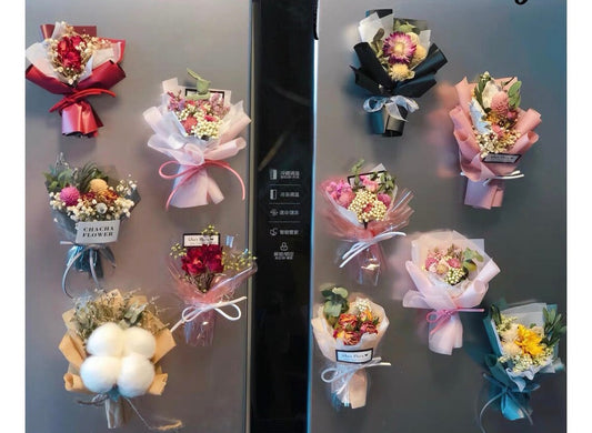 Mini Dried Flowers Fridge Magnets - Refrigerator - Creative Magnet - Magnet
