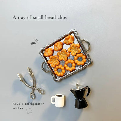 Mini Bread Fridge Magnets - Refrigerator - Creative Magnet - Magnet