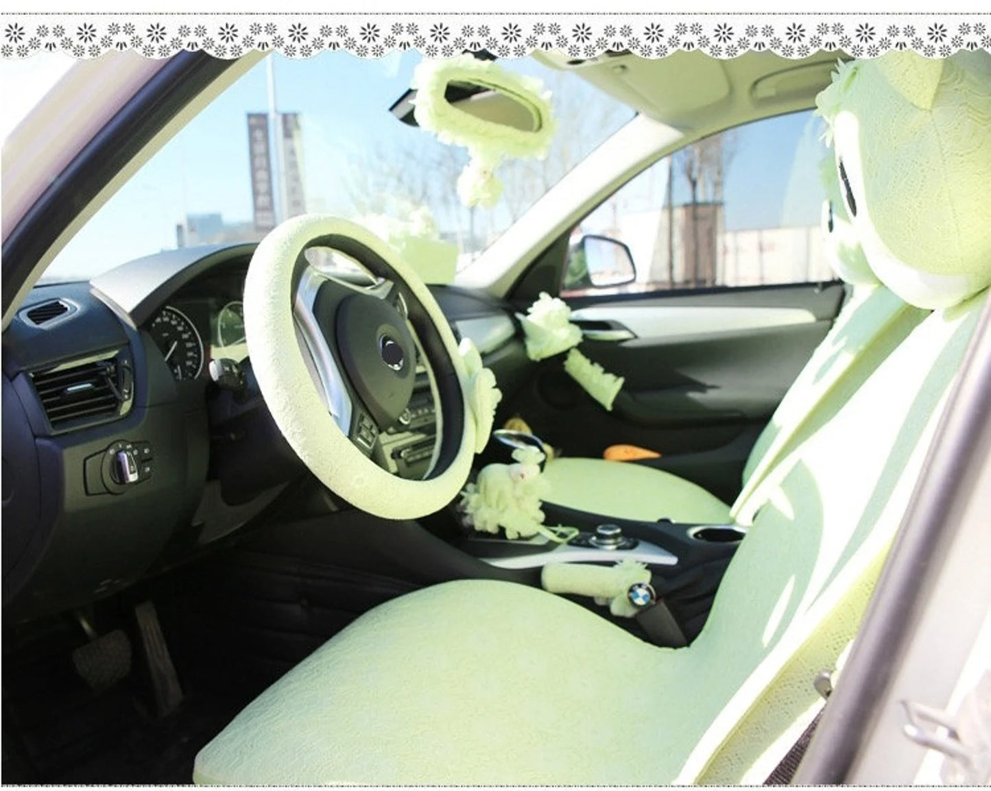 Car Rearview Mirror Cover - Cute Cover - Reversing Mirror